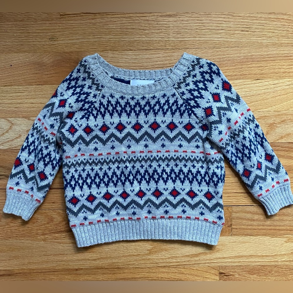 Toddler Girls Old Navy Fair Isle Sweater